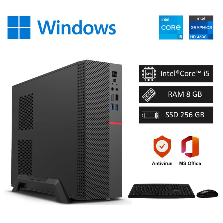Computadora PC Core i5 3,30 GHz 8GB RAM 256GB SSD