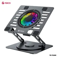 TEROS - COOLER PARA LAPTOP CHASIS DE ALUMINIO VENTILADOR RGB - TE-7132N