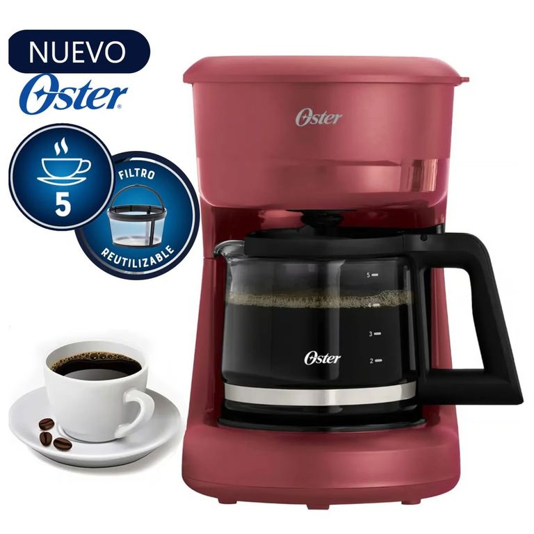 Cafetera BVSTDCS51R 5 tazas Roja