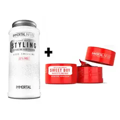 GENERICO - Pack Immortal Cera de Cabello SWEET BOY y Polvo Texturizador 20gr