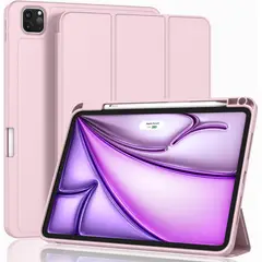 GENERICO - Funda Smart Case Portapencil Para iPad Air 13 M2 M3 - ROSADO