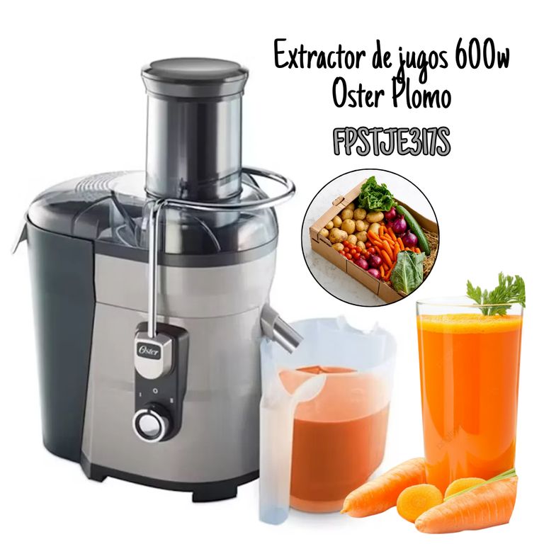 Extractor de jugos 600w Plomo - FPSTJE317S