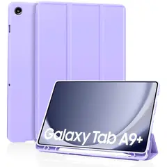 GENERICO - Funda Smart Case Portapencil Para Samsung A9 Plus 11" - LILA