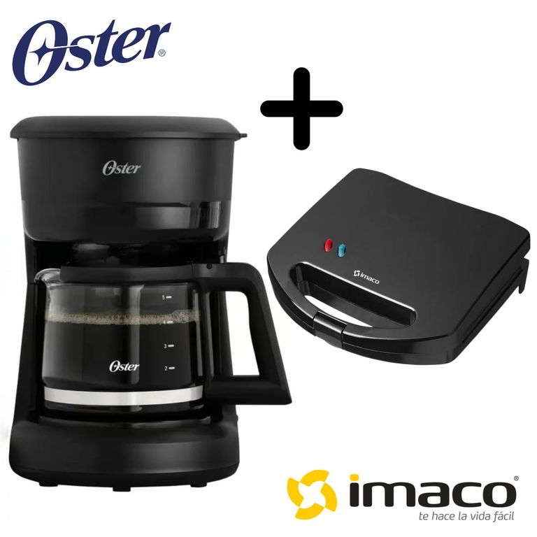 Combo Cafetera BVSTDCS51B + Sandwichera Imaco Ist 101N Negro