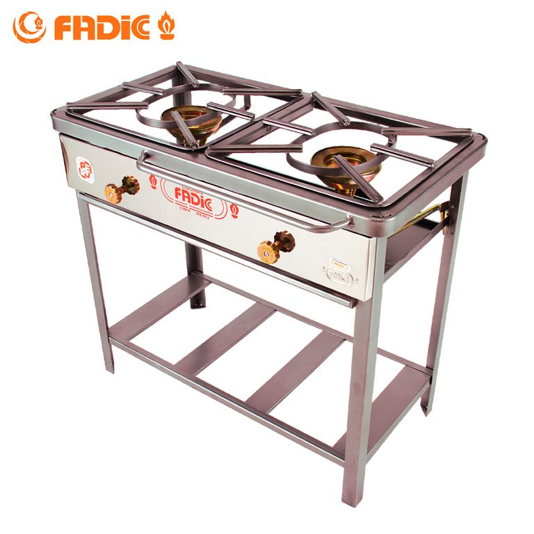 Cocina Semi Industrial 2 Hornillas N°5 FSI02-63
