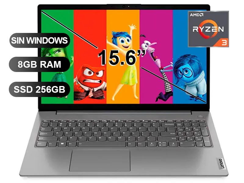 Laptop V15 G4 AMN RYZEN3-7320U 8GB RAM 256GB SSD 156 SIN WINDOWS 82YU00X4LM