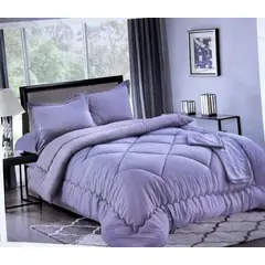 MINGDA - Set edredón 2 pz antiestrés de 5 pz 100% Algodón