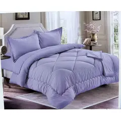 MINGDA - Set edredón 2 pz antiestrés de 5 pz 100% Algodón