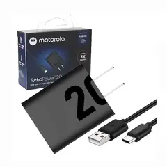 MOTOROLA - Cargador 20W USB A TIPO C Turbo Power