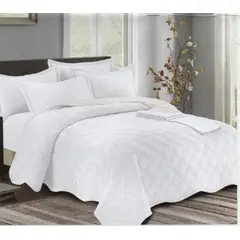 MINGDA - Set de cubrecama 2 pz carnero con piel de ángel 5 piezas