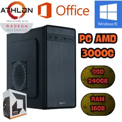 AMD - COMPUTADORA PC ATHLON 3000G RADEON VEGA SSD 128GB RAM 16GB