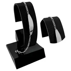GENERICO - Pulsera Esclava Eslabones Regalo Niños Kids Joya Plata 925