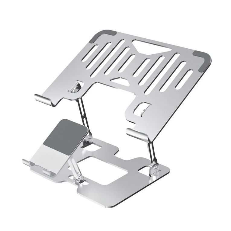 Soporte Para Laptop y Celular - Hasta 17 Pulgadas - Blanco