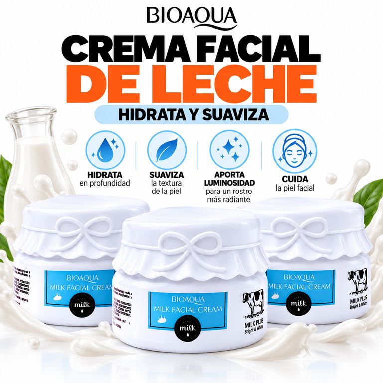 PACK 3 CREMA FACIAL DE LECHE