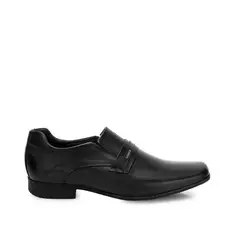 CALIMOD - Zapato Mocasín Vestir VEM-006 Negro Cuero