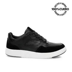 VIALE - Zapatilla Casual RICARDO-2522 Negro Homme Cuero