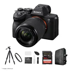 SONY - Cámara Alpha a7 IV Full Frame Mirrorless + Lente 28-70mm + Kit Ultimate de Accesorios