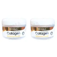 BIOAQUA - PACK 2 MASCARILLA FACIAL DE COLAGENO HIDRANTANTE 200G
