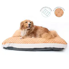 CAT OH - Cama Colchoneta para Perros Dots Marrón - L