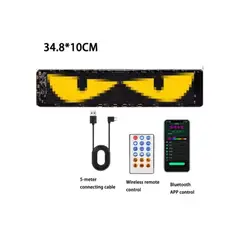 OEM - Letrero LED flexible PROGRAMABLE USB 10 x 35 cm