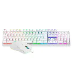 ANTRYX - KIT GAMING GC-3100 WHITE TECLADO SWITCH RED Y MOUSE