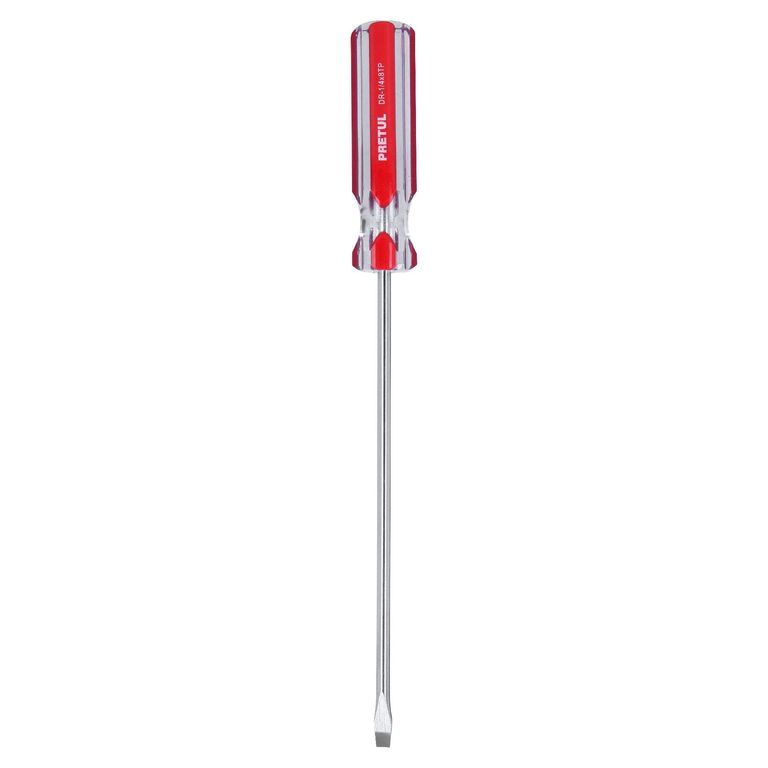Desarmador Plano 1/4" x 8" Mango de PVC 21460