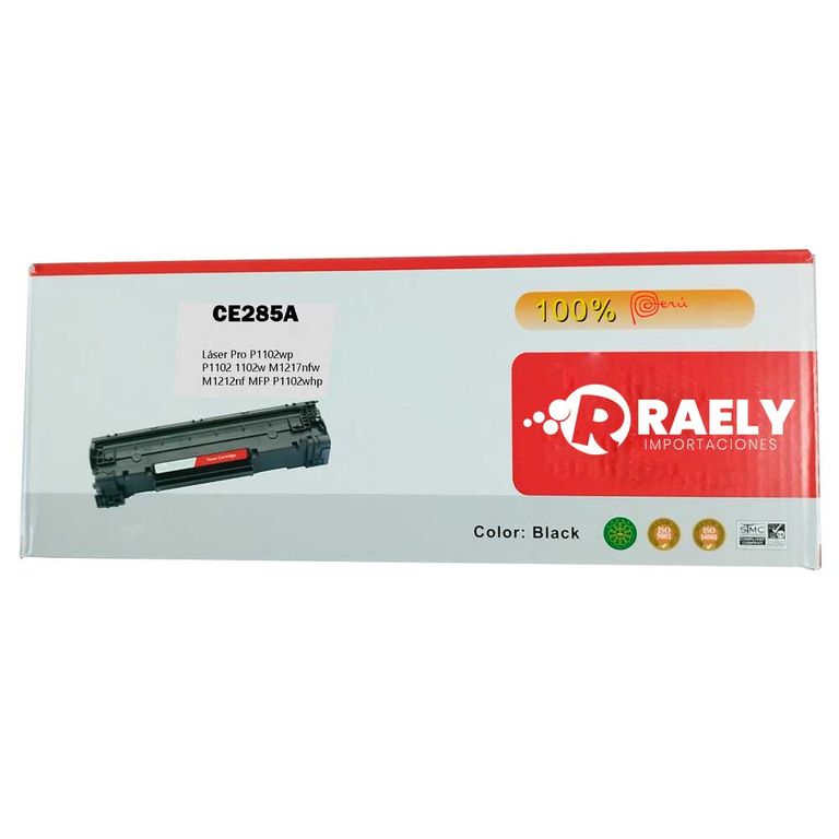 Toner HP 85A CE285A Negro LaserJet Hp Generica Raely