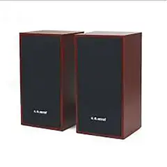 SEISA - Parlantes para PC con Control de Volumen JITENG JT047 - 6W MADERA