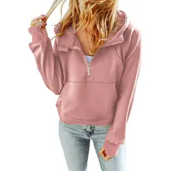 TIOZONEY - Polerón con capucha para mujer