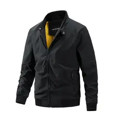 TIOZONEY - Chaqueta de aviador para hombre