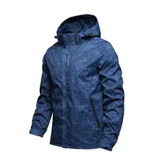 TIOZONEY - Chaqueta Hombre -Azul