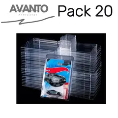 GENERICO - 20 Protectores de plastico compatible para Hot Wheels
