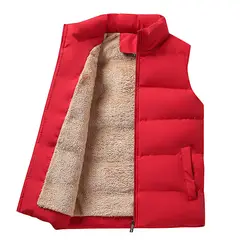 TIOZONEY - Chaqueta Sin Mangas Ripstop Liviana De Varon-Rojo