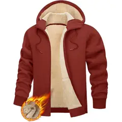 TIOZONEY - Sudadera con capucha para hombres de invierno