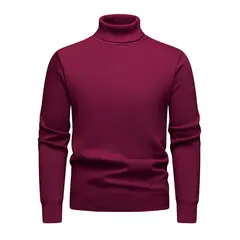 TIOZONEY - Suéter De Punto Con Forro Polar