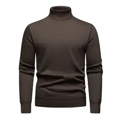 TIOZONEY - Suéter De Punto Con Forro Polar