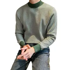 TIOZONEY - Camisa de punto polo para hombres.