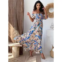 TIOZONEY - Vestido Largo Mujer