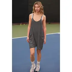 TIOZONEY - Mono Ancho con Tiras para Mujer