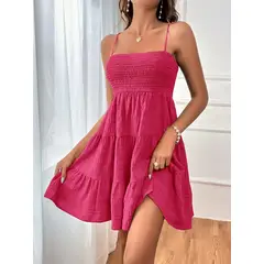 TIOZONEY - Vestido halter de mujer