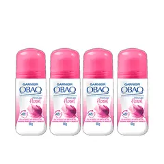 GARNIER - KIT x4 Desodorante roll on mujer obao frescura floral