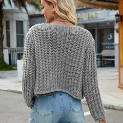 TIOZONEY - Cárdigan de otoño para mujer