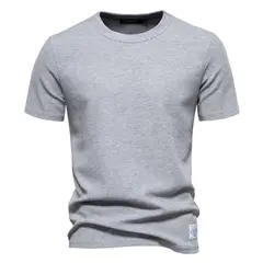 TIOZONEY - Polera Manga Corta Algodón Hombre