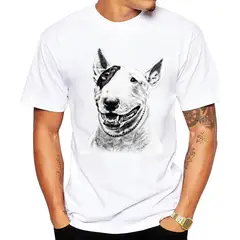 TIOZONEY - Polera con diseño de perro Bull Terrier