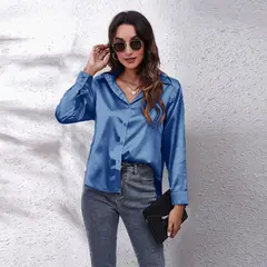 TIOZONEY - Camisa Manga Larga Mujer