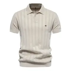 TIOZONEY - Polo de manga corta para hombre