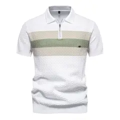 TIOZONEY - Polo de manga corta para hombre