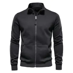 TIOZONEY - Sudadera con cremallera completa hombre