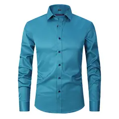 TIOZONEY - Camisa elástica talla grande