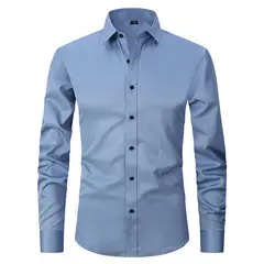 TIOZONEY - Camisa elástica talla grande